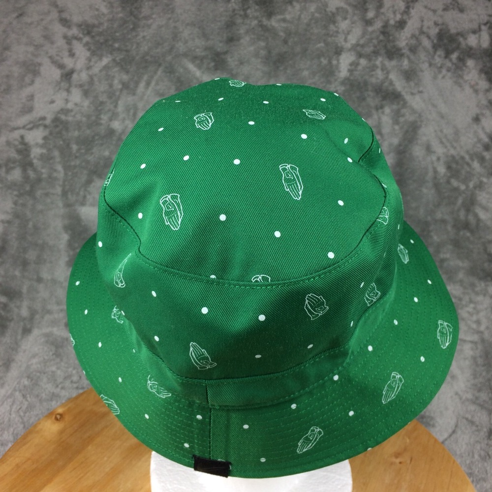 Nike Golf Praying Hands Green Masters Bucket Hat Mens Medium Large Clapping - Picture 3 of 12